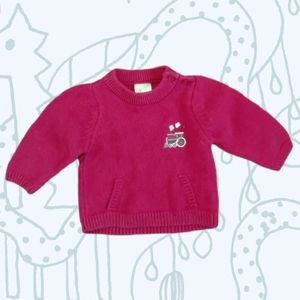 Sprockets Red Baby Sweater